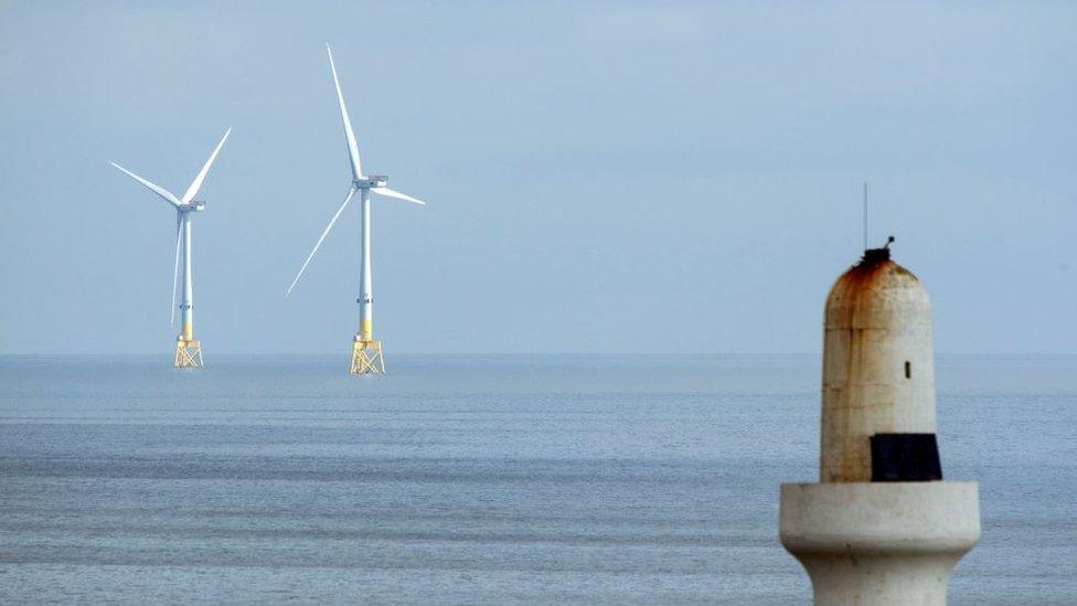 offshore wind turbines