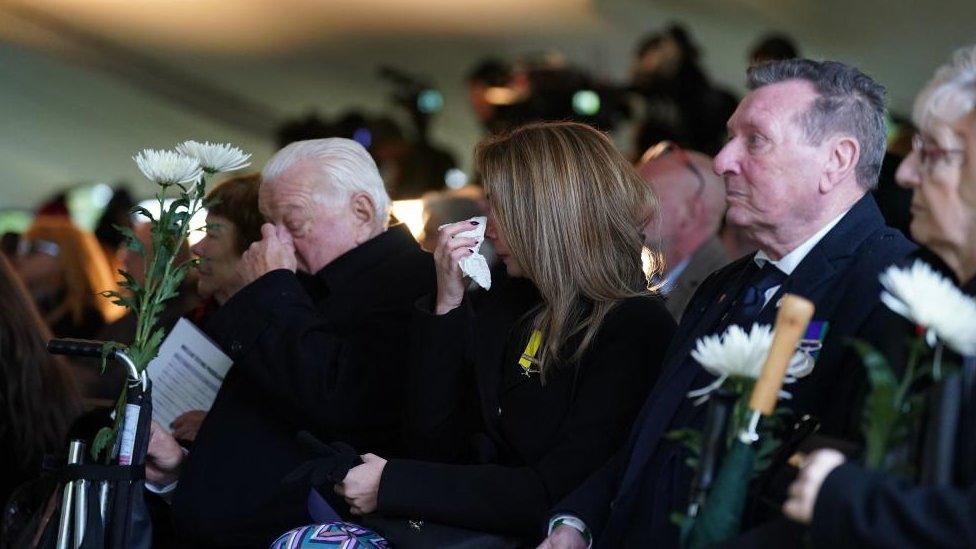 Veterans and their families attended the service National Memorial Arboretum on 21 November 2022