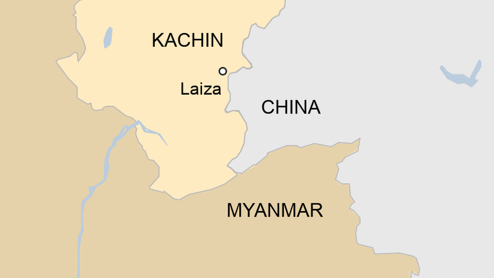 Map of Laiza