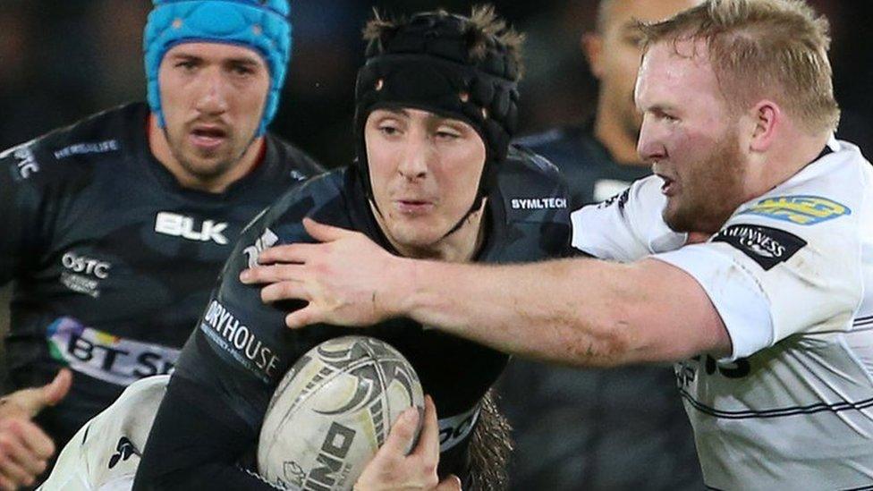 Ospreys fly-half Sam Davies