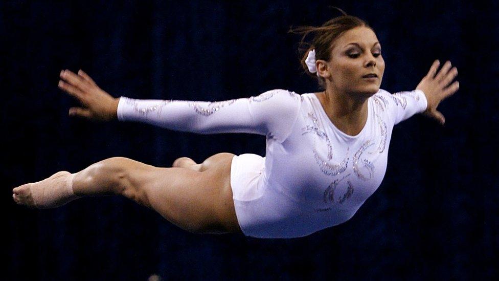 Olympic gymnast Jamie Dantzscher (2004 file pic)