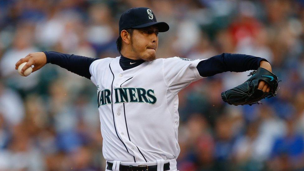 Pitcher Hisashi Iwakuma