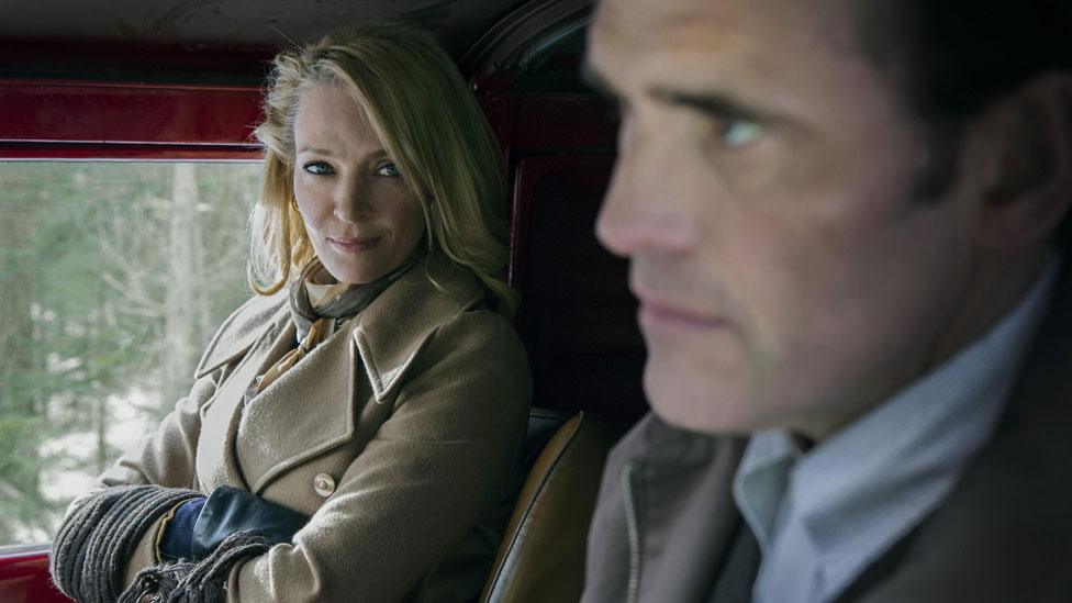 Uma Thurman and Matt Dillon in The House That Jack Built