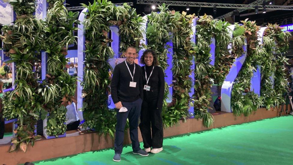 Olivia and Roy at Cop26