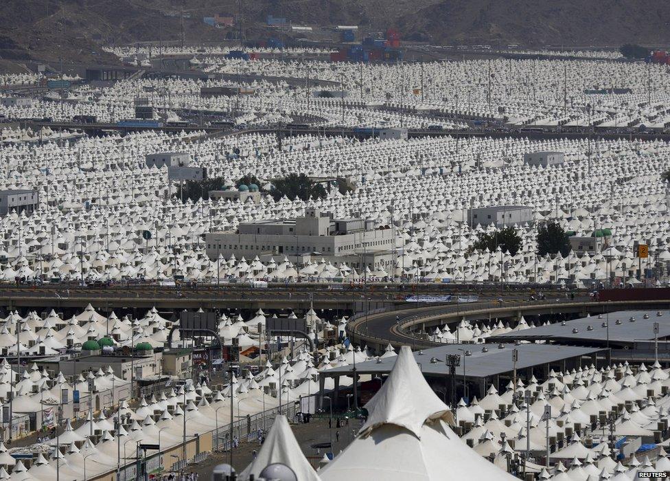 Tents in Mina