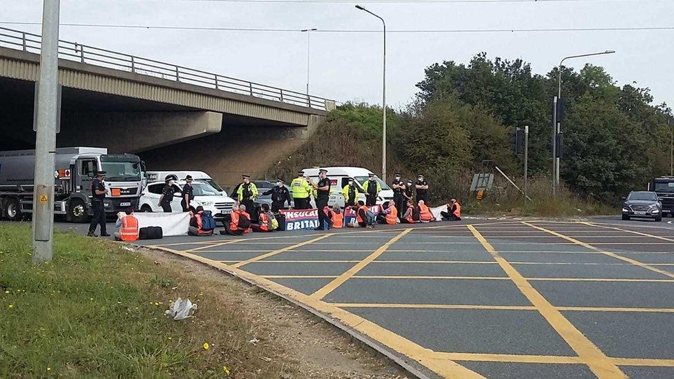 M25 protest