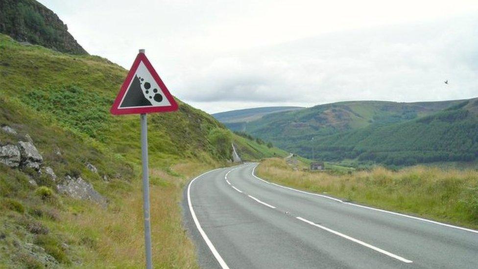 Rhigos mountain road