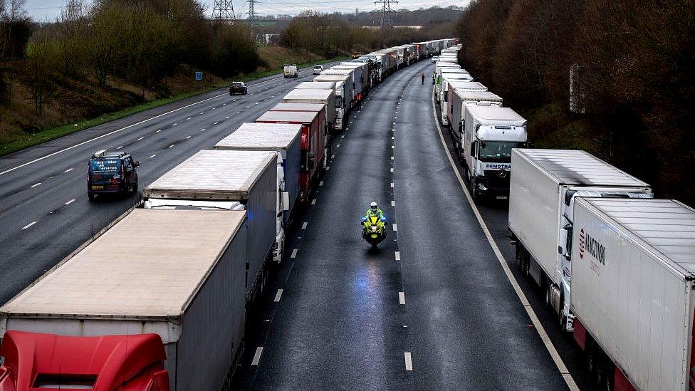 lorry queue