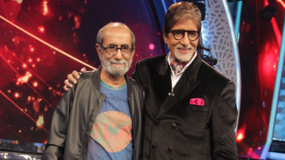 Aabid Surti with Amitabh Bachchan