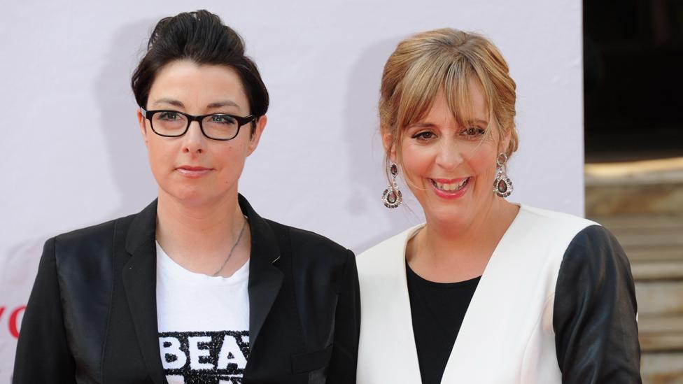 Sue Perkins and Mel Giedroyc