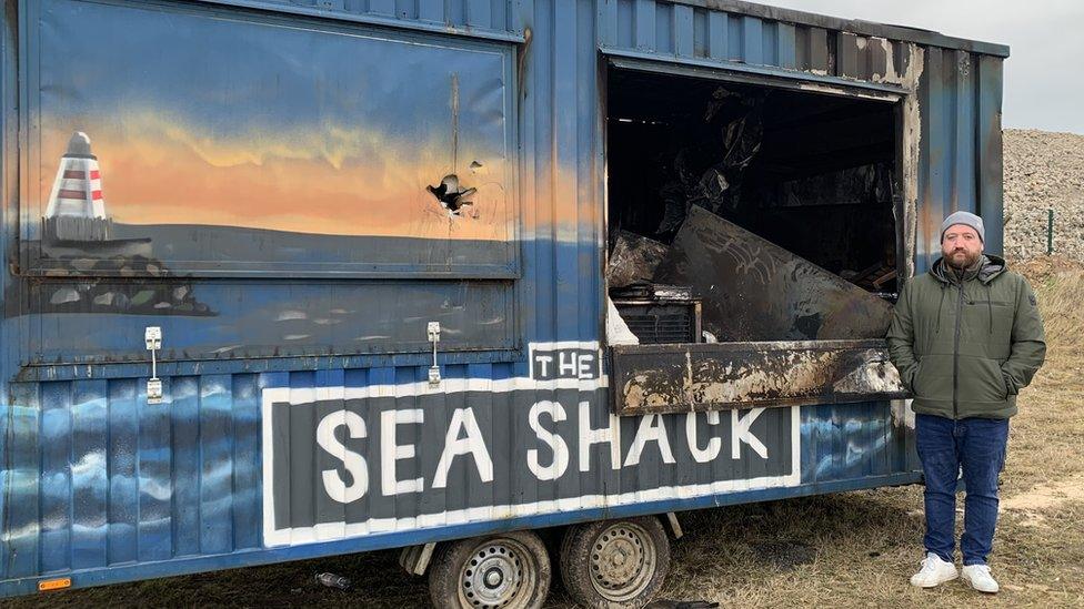 Daniel Blackwood at the Sea Shack