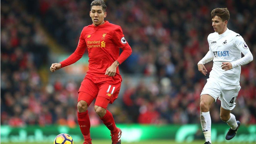 Roberto Firmino of Liverpool