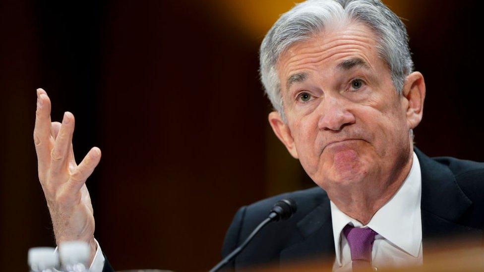 US Federal Reserve chairman Jerome Powell