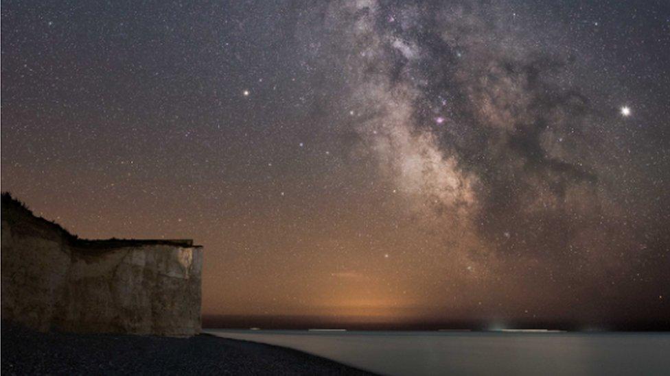 The Milky Way from Birling Gap