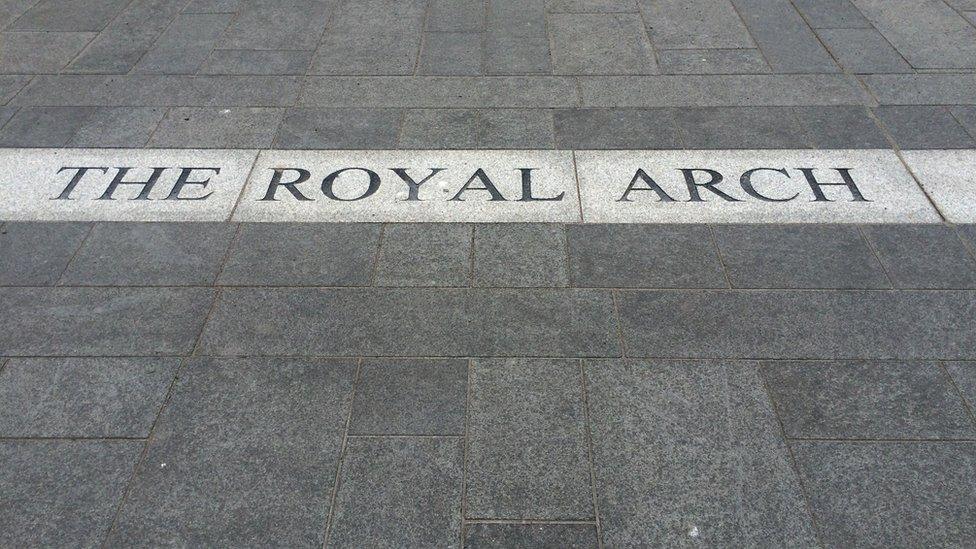 Site of Royal Arch