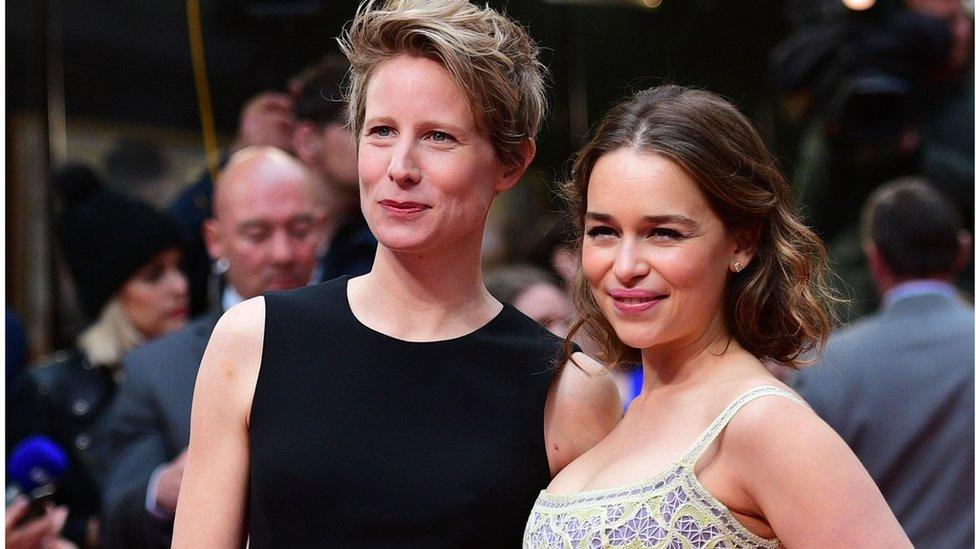 Thea Sharrock (left) and Emilia Clarke