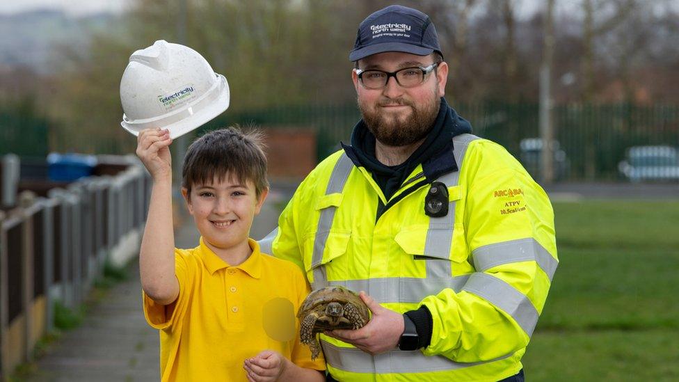 Harvey with Ben Baxendale