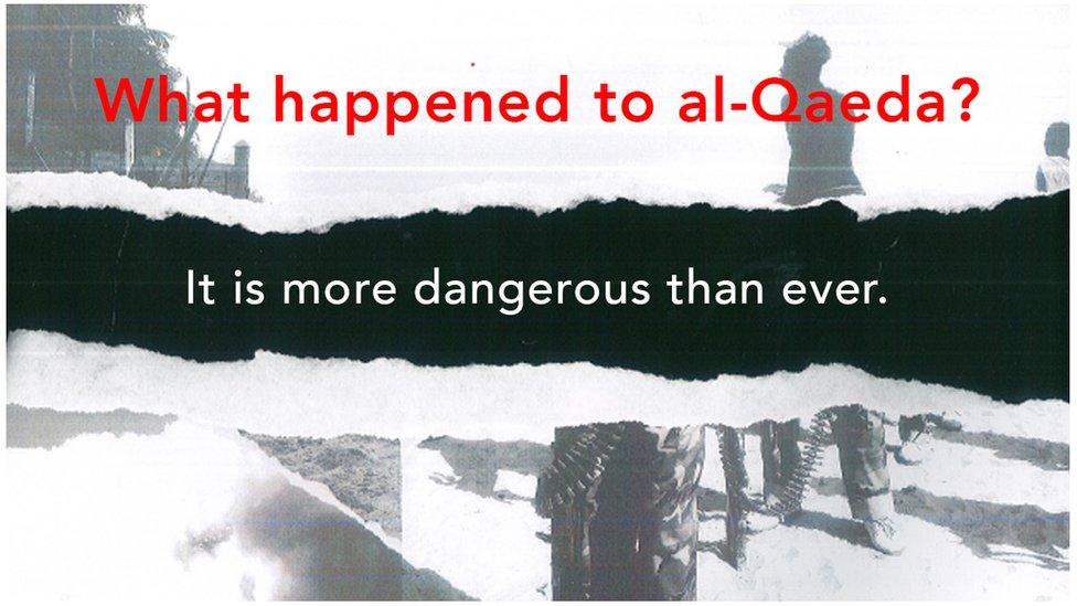 Graphic of al-Qaeda fighters