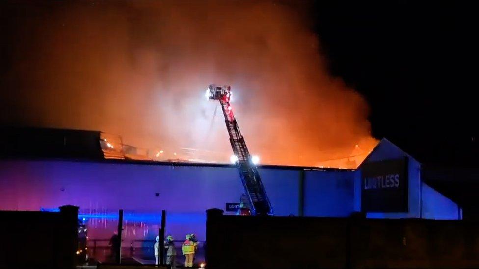 Limitless Trampoline Park fire