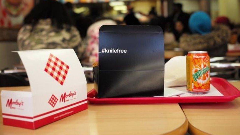 The government's #knifefree chicken box campaign