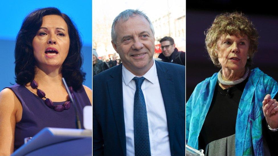 Caroline Flint, John Mann and Kate Hoey