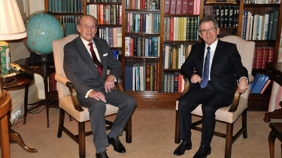 HRH Prince Philip and Lord Browne