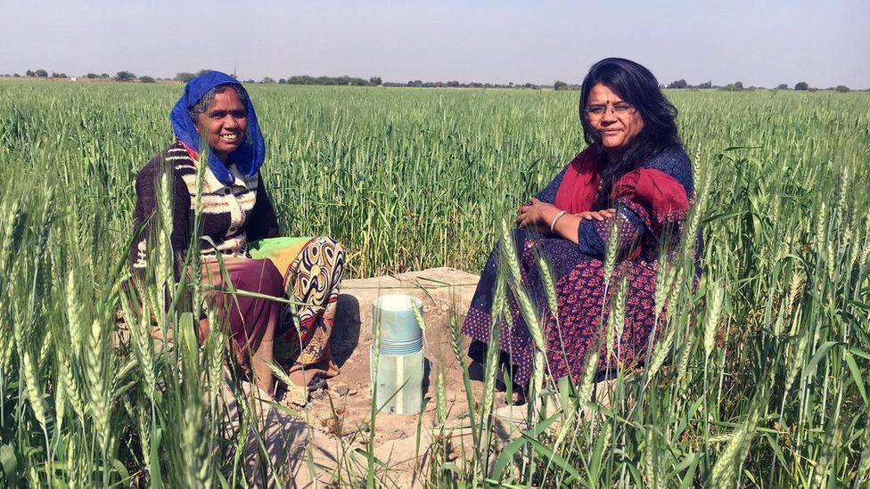 Kesar Behan (left) and Trupti Jain (right)