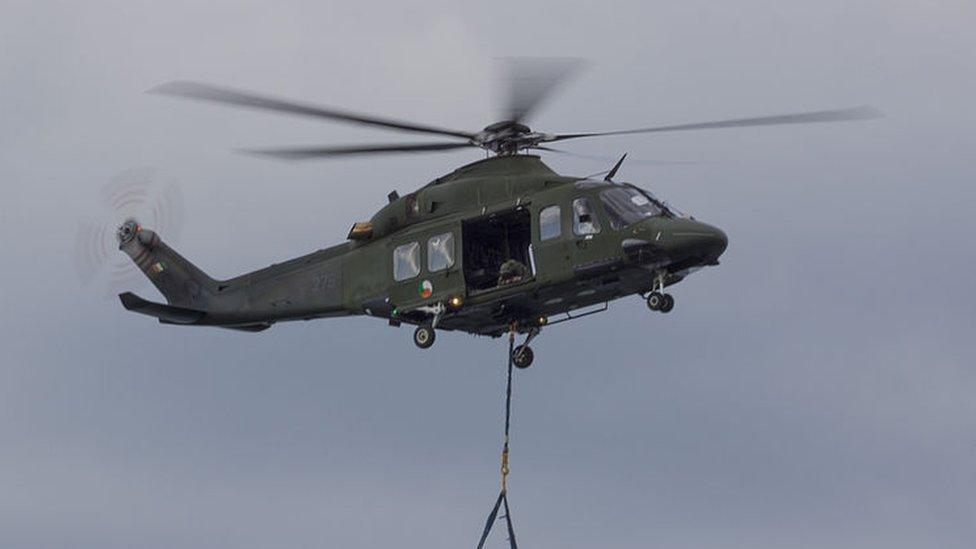 An Irish Air Corps AW139 helicopter - file picture