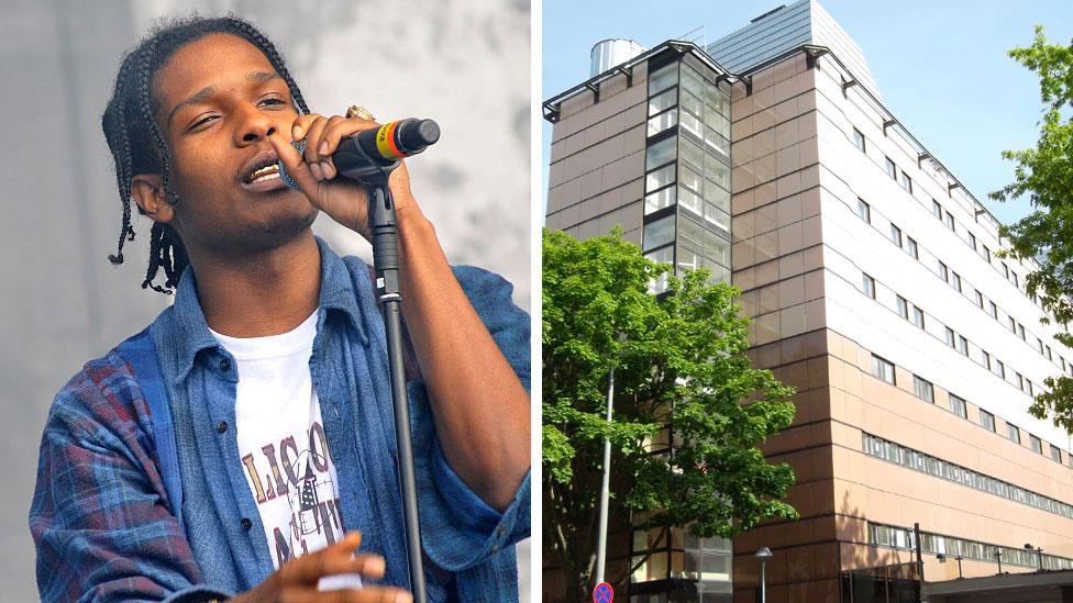 ASAP Rocky and the Kronoberg prison he's being held in