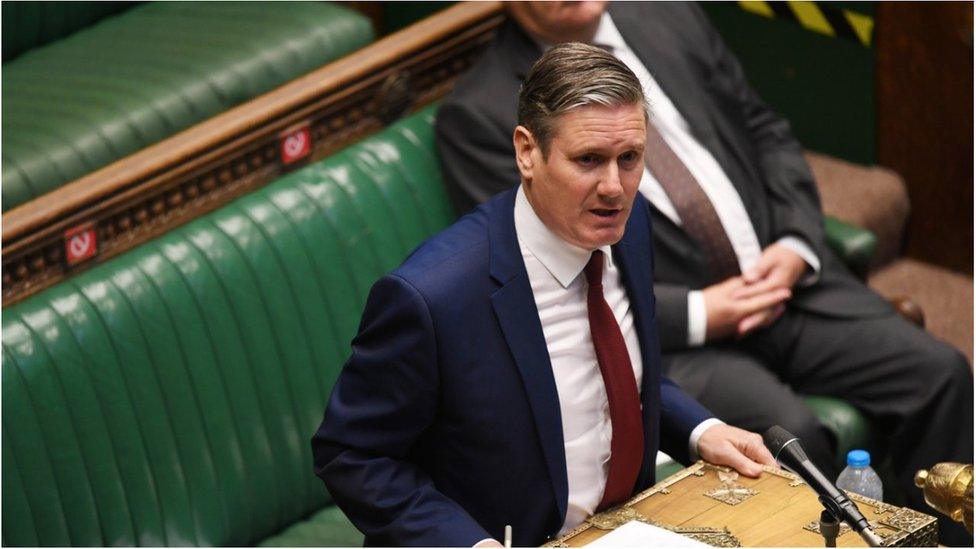 Sir Keir Starmer in Parliament