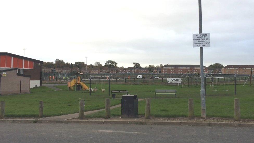 Harraby cycle track site