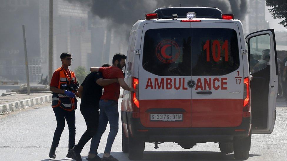 Ambulance in Gaza