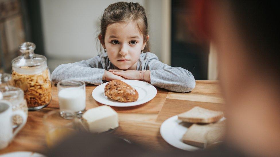 girl at table