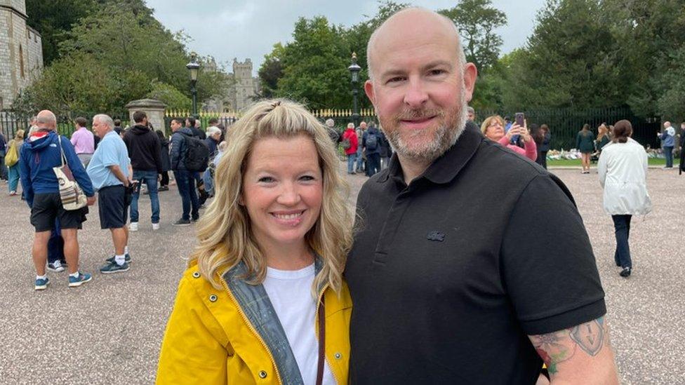 Martin Johnston and his wife Kelly