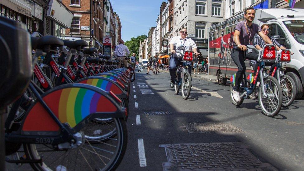 Bikes in London