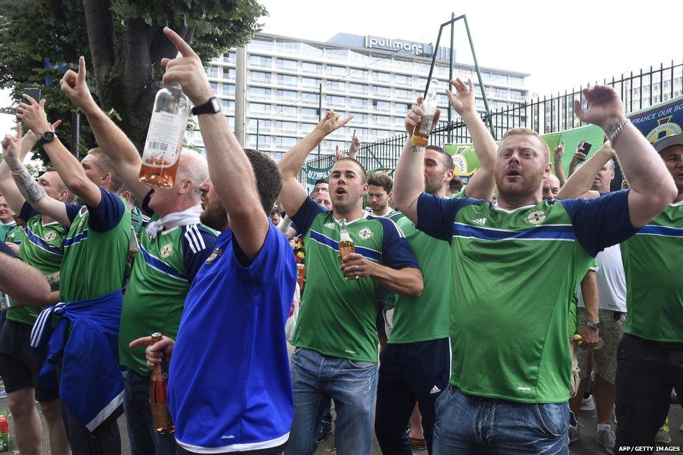 Northern Ireland fans