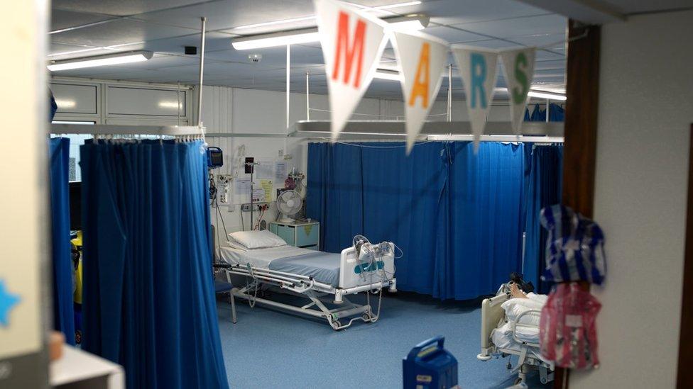Bed in previous ward