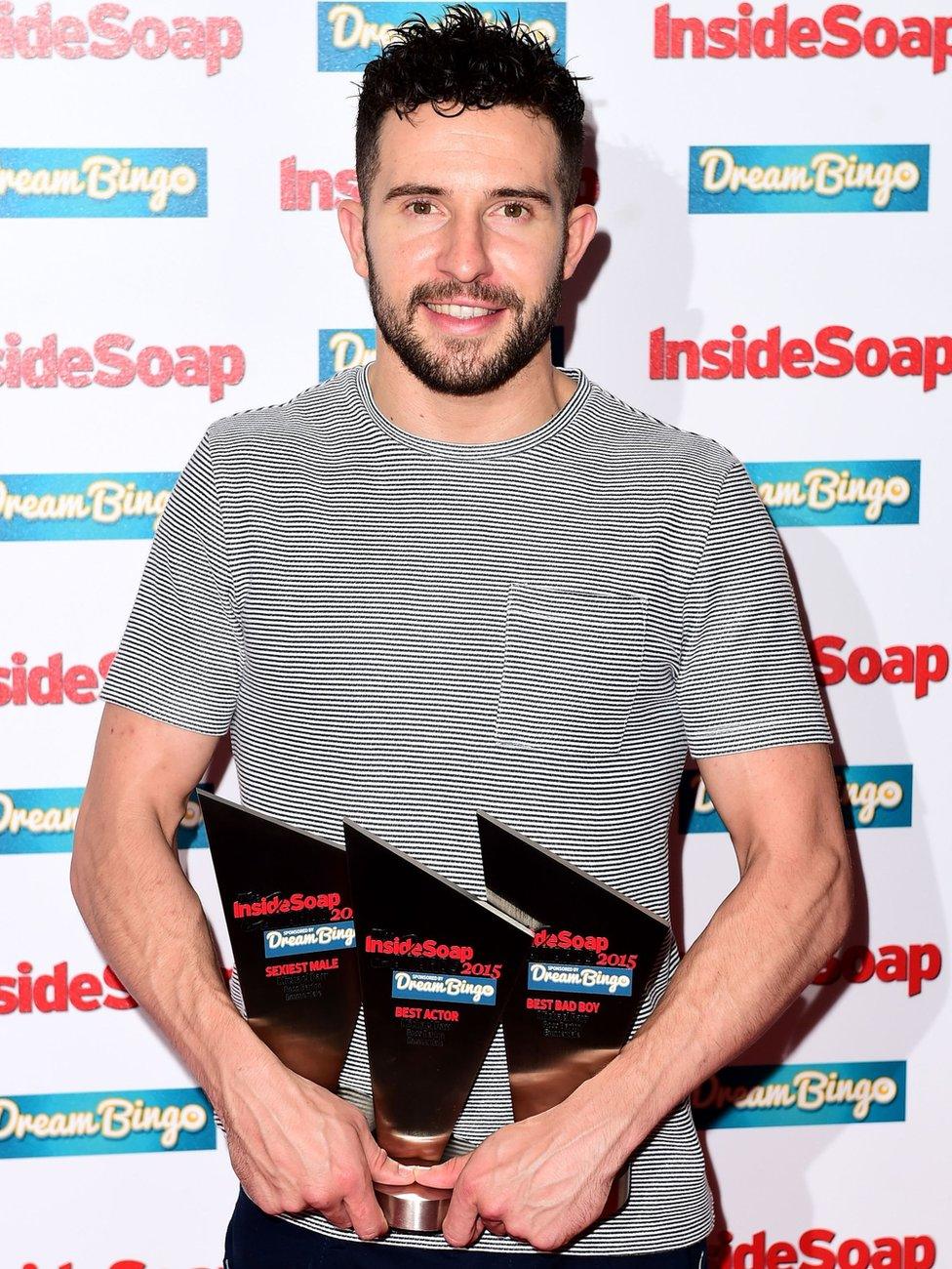 Michael Parr went home with an armful of awards