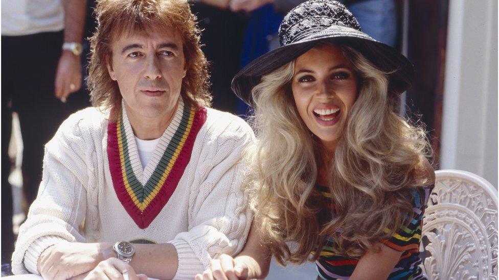 Bill Wyman with Mandy Smith