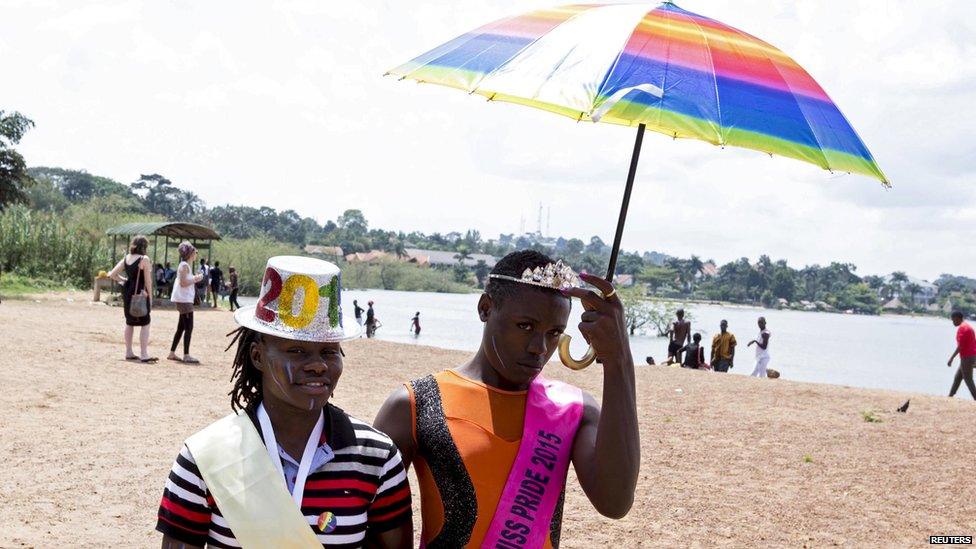 Uganda's "Mr and Miss Pride" 2014