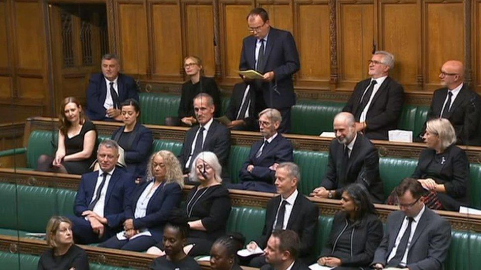 MPs across the West in Parliament