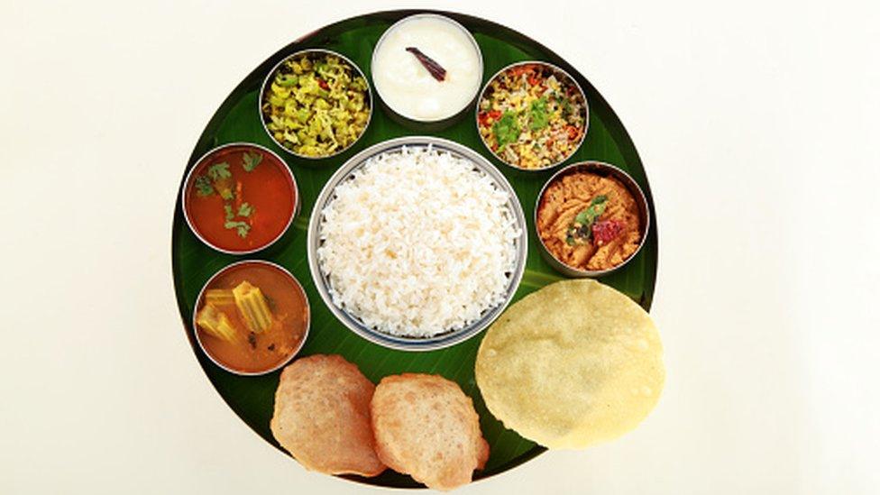 Indian thali