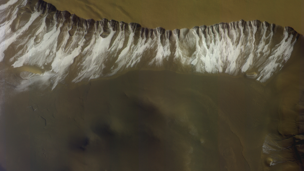 Residual carbon dioxide ice deposits in the Sisyphi Planum region