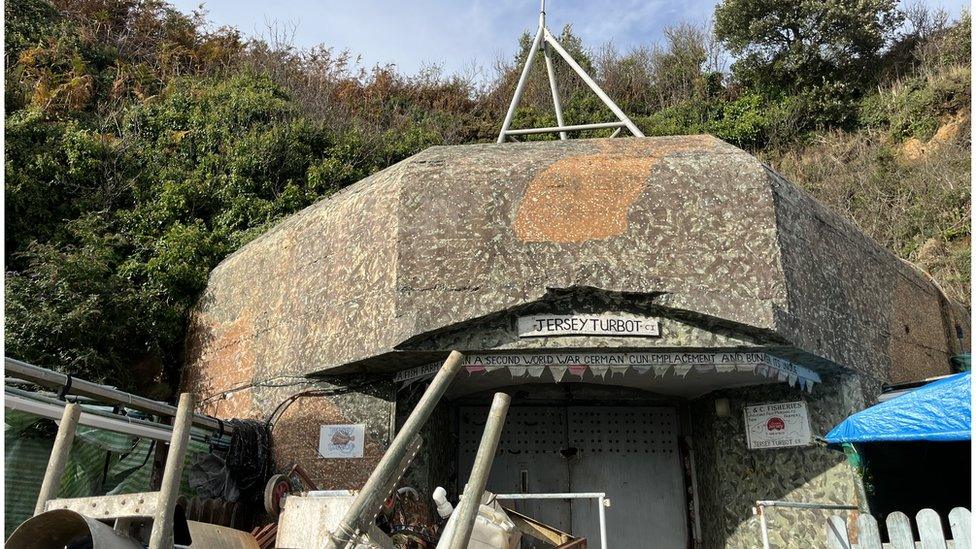 The bunker at St Catherine's