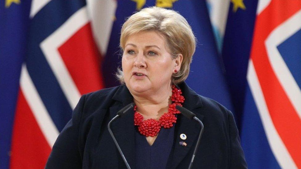 Norwegian Prime Minister Erna Solberg