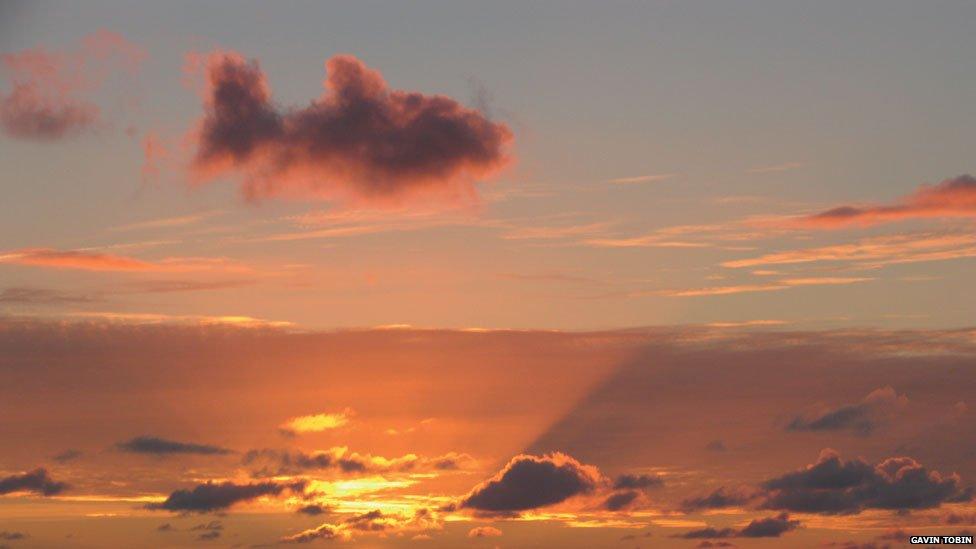 Fish shaped cloud in the sky - by Gavin Tobin