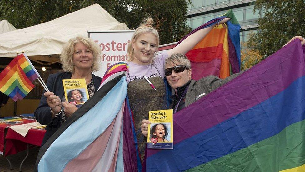 People at Wolverhampton Pride celebrations in 2019