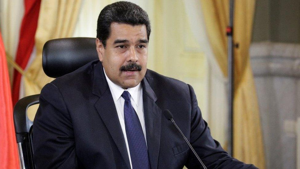 Venezuela's President Nicolas Maduro speaks during an agreement-signing ceremony between Trinidad and Tobago and Venezuelan state oil company PDVSA at Miraflores Palace in Caracas, Venezuela December 5, 2016