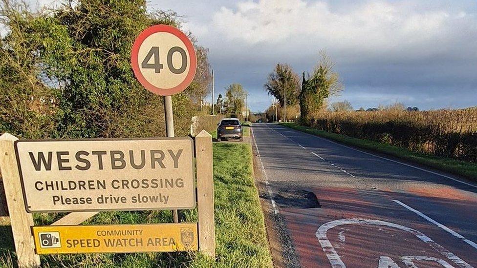 Pothole in Buckinghamshire