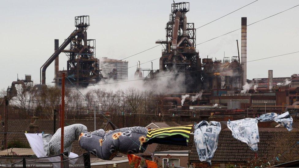 Port Talbot steel works